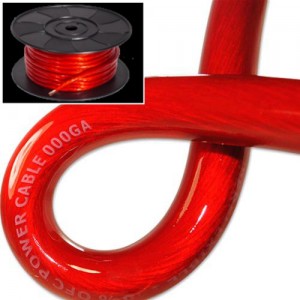 תמונה 2 מתוך 2 של Power cable OFC Gladen red 35 mm²- Made in Germany.
